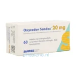 oxycodon pijnstiller 20mg 60st