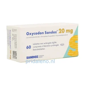 oxycodon pijnstiller 20mg 60st
