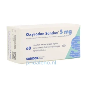 oxycodon pijnstiller 5mg 60st