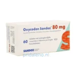 oxycodon pijnstiller 80mg 60st