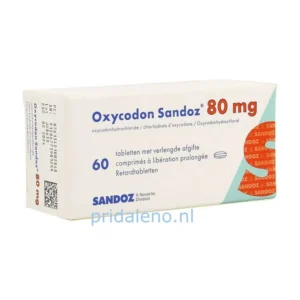 oxycodon pijnstiller 80mg 60st